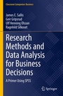 Cover: Research Methods and Data Analysis for Business Decisions - Springer