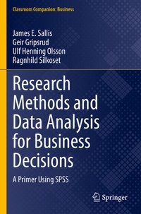 Enlarge image Cover: Research Methods and Data Analysis for Business Decisions - Springer