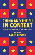 Cover: China and the EU in Context - Palgrave Macmillan