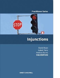 Abbildung von: Injunctions - Sweet & Maxwell