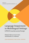 Cover: Language Impairment in Multilingual Settings - John Benjamins Publishing Co