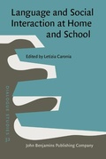 Cover: Language and Social Interaction at Home and School - John Benjamins Publishing Company