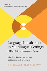 Enlarge image Cover: Language Impairment in Multilingual Settings - John Benjamins Publishing Company