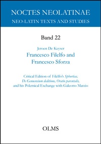 Enlarge image Cover: Francesco Filelfo and Francesco Sforza - Georg Olms Verlag