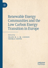 Abbildung von: Renewable Energy Communities and the Low Carbon Energy Transition in Europe - Palgrave Macmillan