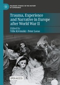 Cover: Trauma, Experience and Narrative in Europe after World War II - Palgrave Macmillan