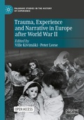 Cover: Trauma, Experience and Narrative in Europe after World War II - Palgrave Macmillan