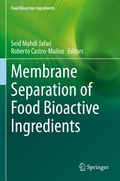 Cover: Membrane Separation of Food Bioactive Ingredients - Springer