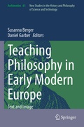 Cover: Teaching Philosophy in Early Modern Europe - Springer