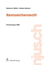 Cover: Kennzeichenrecht - Stämpfli Verlag