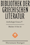 Cover: Anthologia Graeca - Hiersemann, A