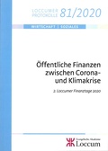 Cover: &Ouml;ffentliche Finanzen zwischen Corona- und Klimakrise - Evangelische Akademie Loccum