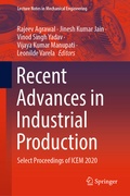 Cover: Recent Advances in Industrial Production - Springer