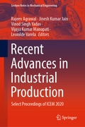 Cover: Recent Advances in Industrial Production - Springer
