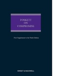 Abbildung von: Foskett on Compromise 1st Supplement - Sweet & Maxwell