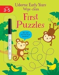 Cover: Early Years Wipe-Clean First Puzzles - Usborne Publishing Ltd