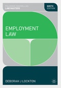 Cover: Employment Law - Red Globe Press