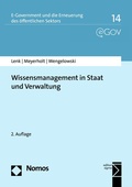 Cover: Wissensmanagement in Staat und Verwaltung - Nomos