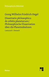 Abbildung von: Dissertatio philosophica de orbitis planetarum. Philosophische Dissertation über die Planetenbahnen - Meiner