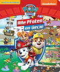 Cover: PAW Patrol - Alle Pfoten an Deck! - Verr&uuml;ckte Such-Bilder, gro&szlig; - Wimmelbuch - Pappbilderbuch mit wattiertem Umschlag - Phoenix International Publications Inc.