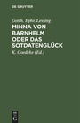 Cover: Minna von Barnhelm oder das Sotdatenglück - De Gruyter