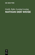 Cover: Nathan der Weise - De Gruyter