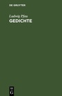 Cover: Gedichte - De Gruyter