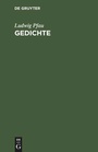 Cover: Gedichte - De Gruyter