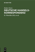 Cover: Deutsche Handelskorrespondenz - De Gruyter