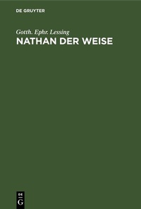 Enlarge image Cover: Nathan der Weise - De Gruyter