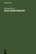 Cover: Das Kontinuum - De Gruyter