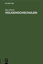 Cover: Volkshochschulen - De Gruyter