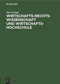 Abbildung von: Wirtschafts-Rechts-Wissenschaft Und Wirtschafts-Hochschule - Mercury Learning and Information