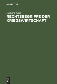 Enlarge image Cover: Rechtsbegriffe Der Kriegswirtschaft - Mercury Learning and Information