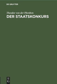 Abbildung von: Der Staatskonkurs - Mercury Learning and Information