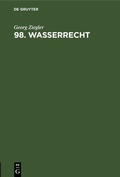 Bild: 98. Wasserrecht - De Gruyter
