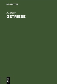 Abbildung von: Getriebe - De Gruyter