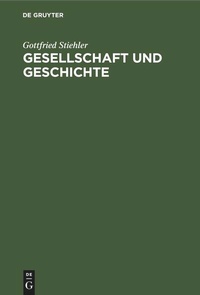 Enlarge image Cover: Gesellschaft und Geschichte - De Gruyter