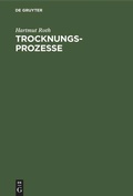 Cover: Trocknungsprozesse - De Gruyter