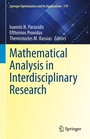 Cover: Mathematical Analysis in Interdisciplinary Research - Springer