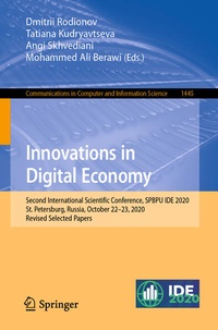 Enlarge image Cover: Innovations in Digital Economy - Springer
