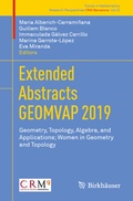 Cover: Extended Abstracts GEOMVAP 2019 - Birkh&auml;user