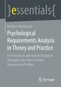Cover: Psychological Requirements Analysis in Theory and Practice - Springer