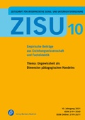 Cover: ZISU - Zeitschrift f&uuml;r interpretative Schul- und Unterrichtsforschung - Verlag Barbara Budrich