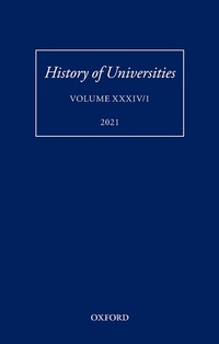 Bild: History of Universities: Volume XXXIV/1 - OUP eBook