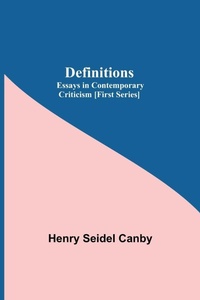 Enlarge image Cover: Definitions - Alpha Editions