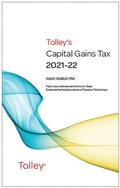 Cover: Tolley's Capital Gains Tax 2021-22 Main Annual - Tolley