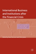 Cover: International Business and Institutions after the Financial Crisis - Palgrave Macmillan