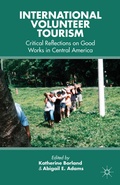 Cover: International Volunteer Tourism - Palgrave MacMillan