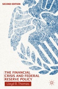 Cover: The Financial Crisis and Federal Reserve Policy - Palgrave MacMillan